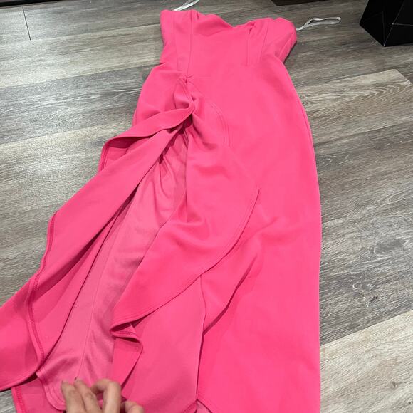 Katie May Rowan Strapless Ruffled Midi Dress X- Small - Picture 4 of 8